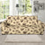 Coffee Pattern Print Design 05 Sofa Slipcover