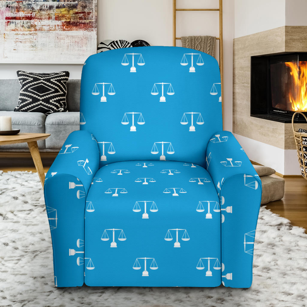 Libra Pattern Print Design 02 Recliner Slipcover with Pocket
