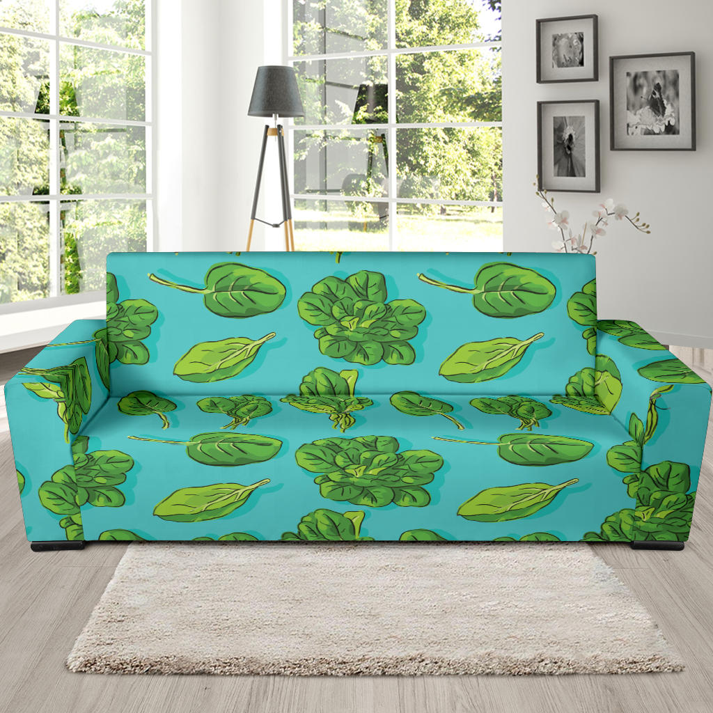 Spinach Print Design LKS301 Sofa Slipcover