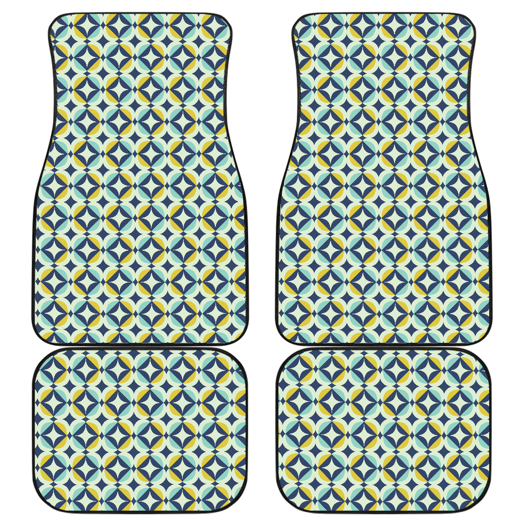Swedish Design Pattern Car Floor Mats Front Back