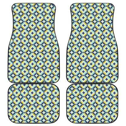 Swedish Design Pattern Car Floor Mats Front Back