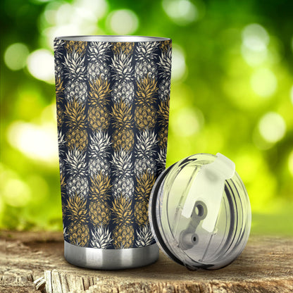 Pineapple Print Design Pattern Tumbler