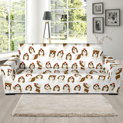Shih Tzu Print Design LKS302 Sofa Slipcover