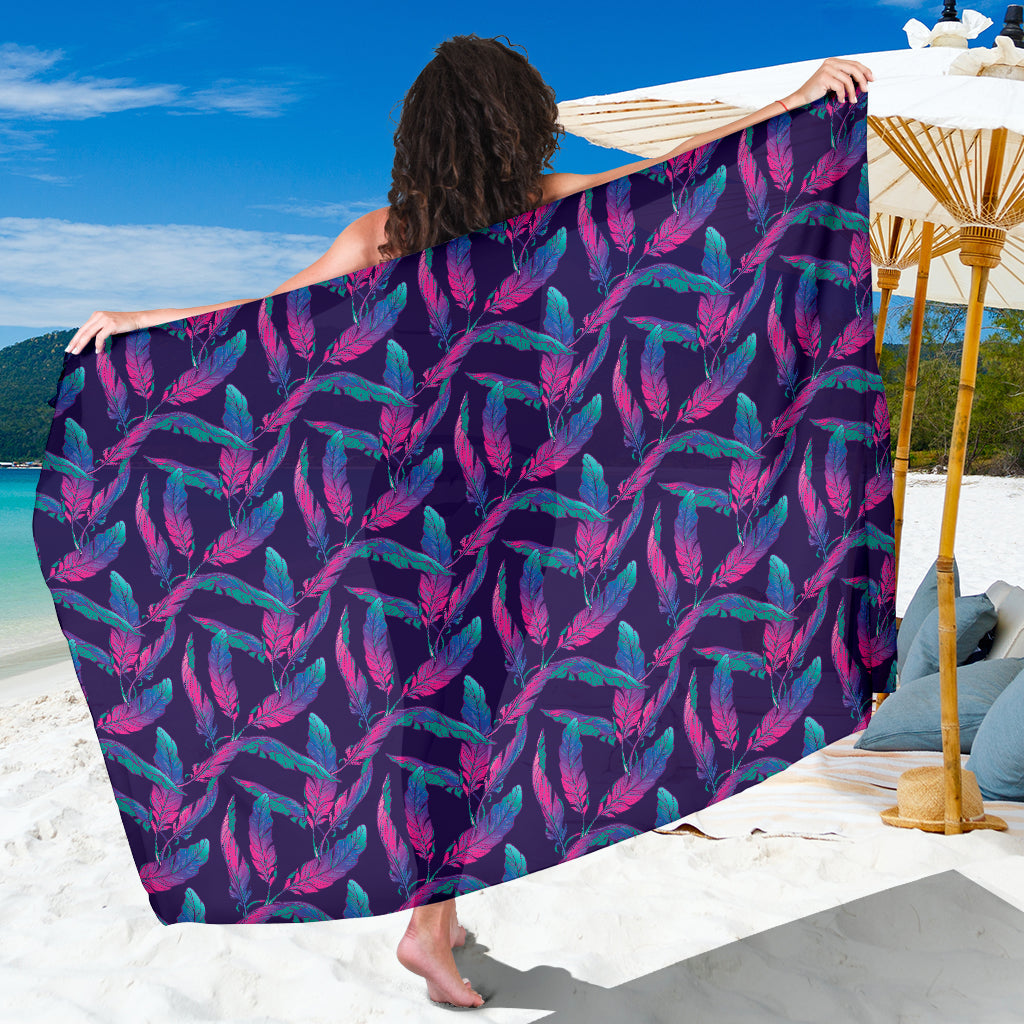 Banana Leaf Pattern Print Design 08 Sarong Pareo Wrap