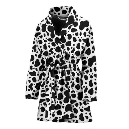 Cow Skin Pattern Print Design 04 Women Bathrobe