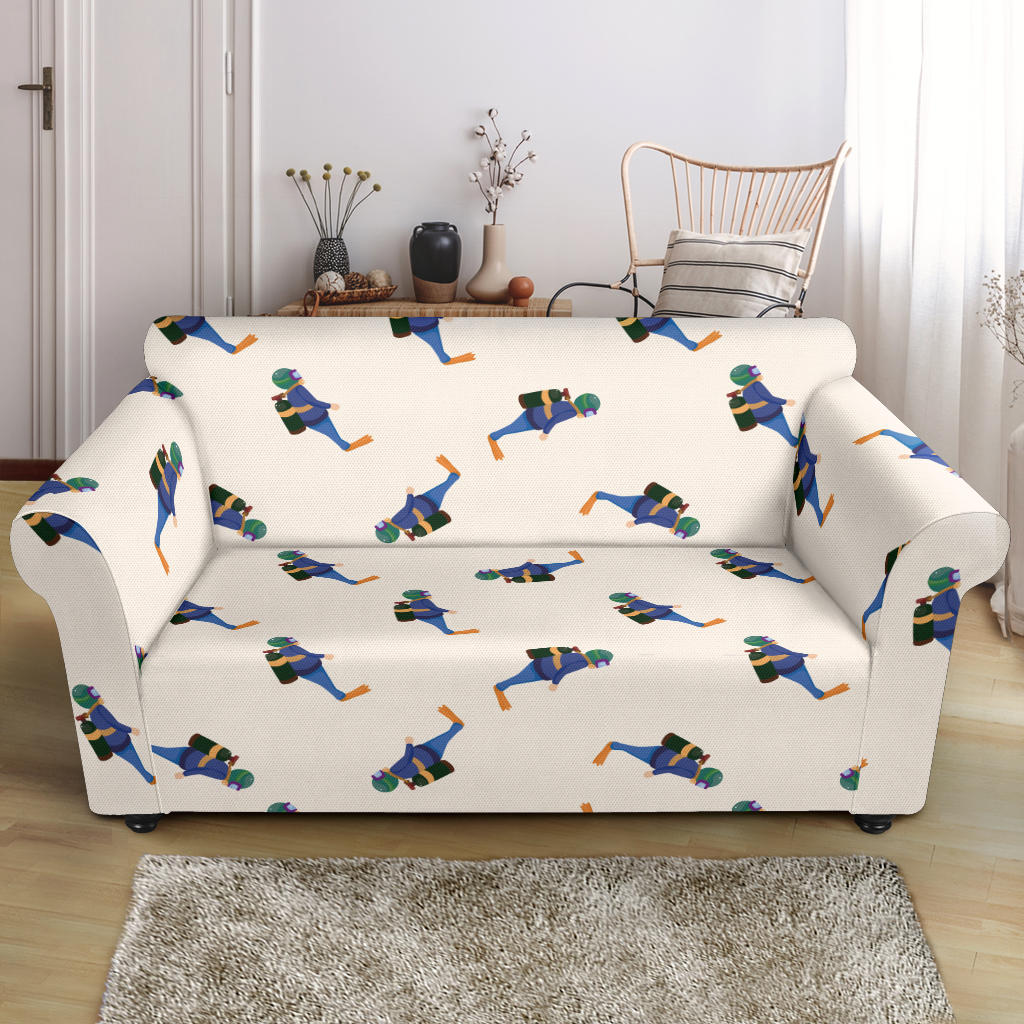 Scuba Driver Print Design LKS301 Loveseat Couch Slipcover