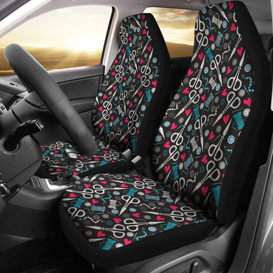 Sewing Equipment Print Design LKS305 Car Seat Covers
