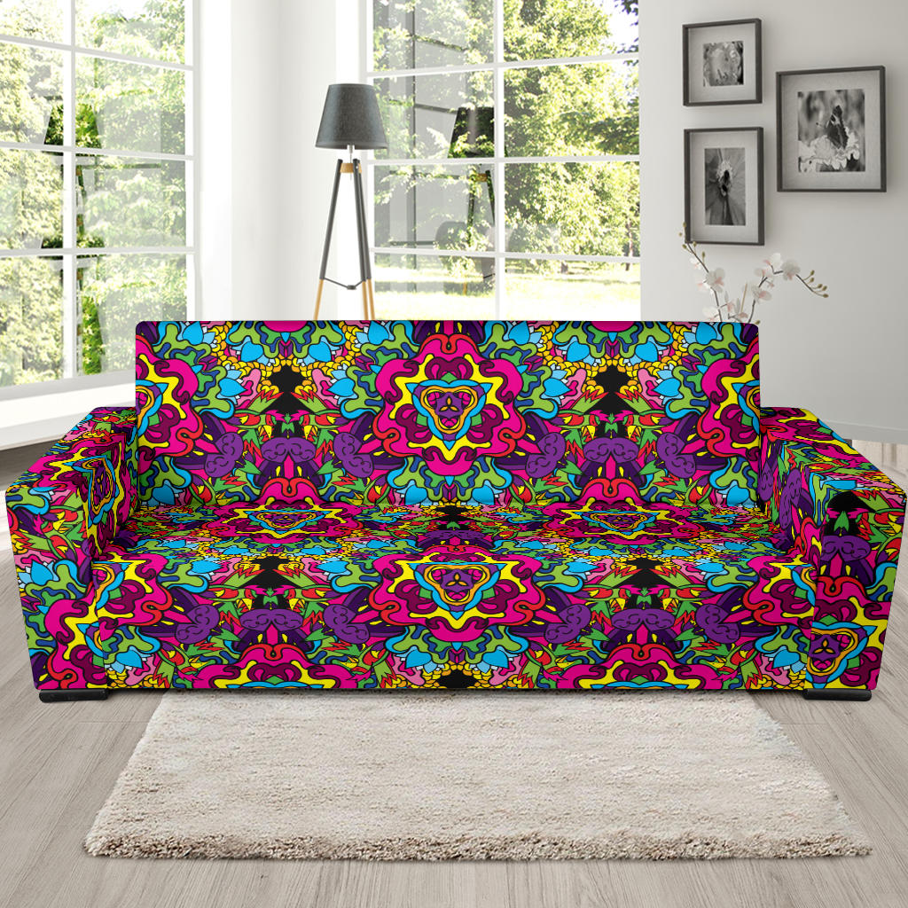 Trippy Print Design LKS303 Sofa Slipcover