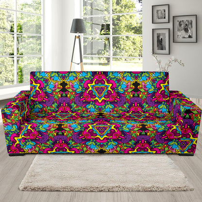 Trippy Print Design LKS303 Sofa Slipcover