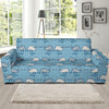 Emu Pattern Print Design 01 Sofa Slipcover