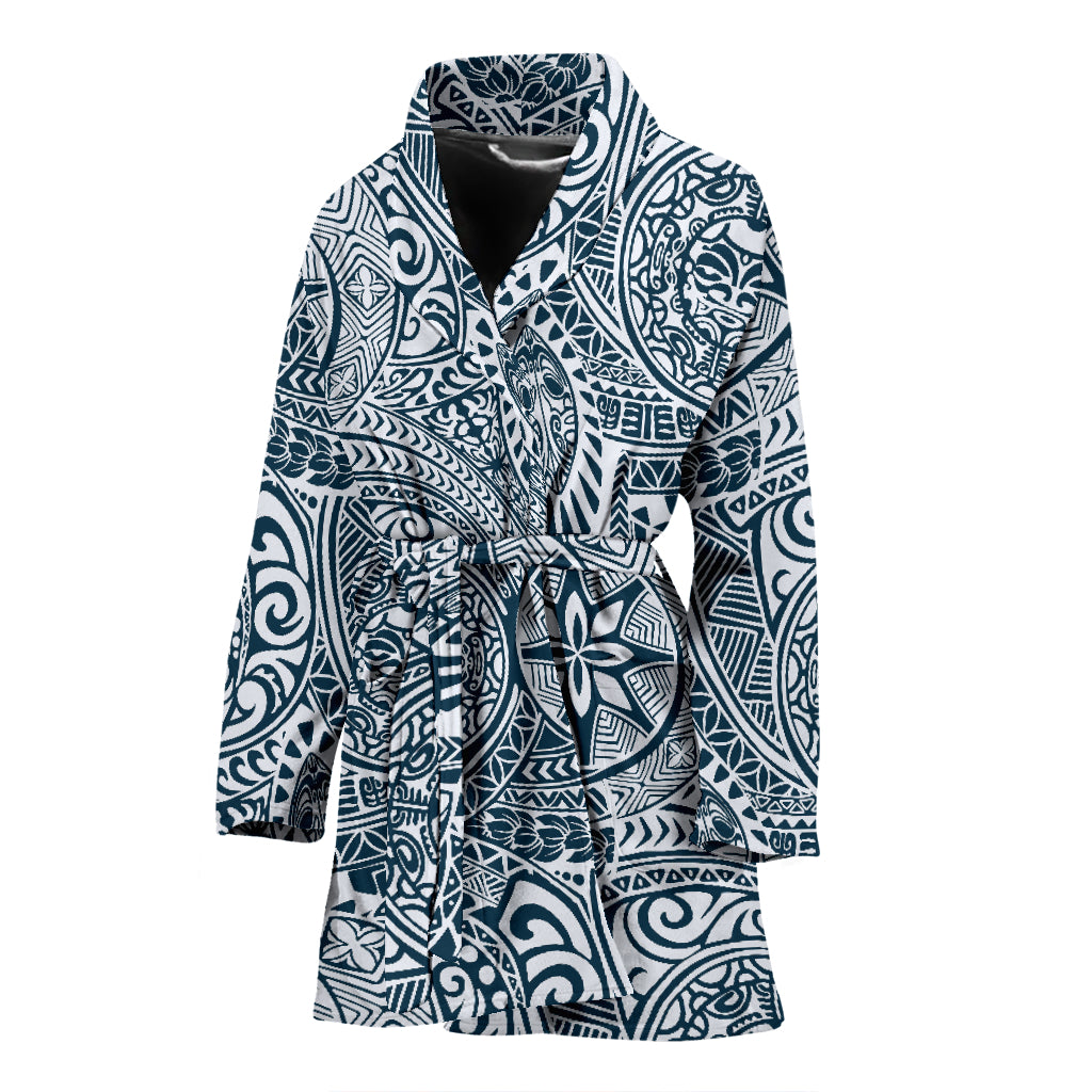 Samoan Pattern Print Design LKS306 Women Bathrobe
