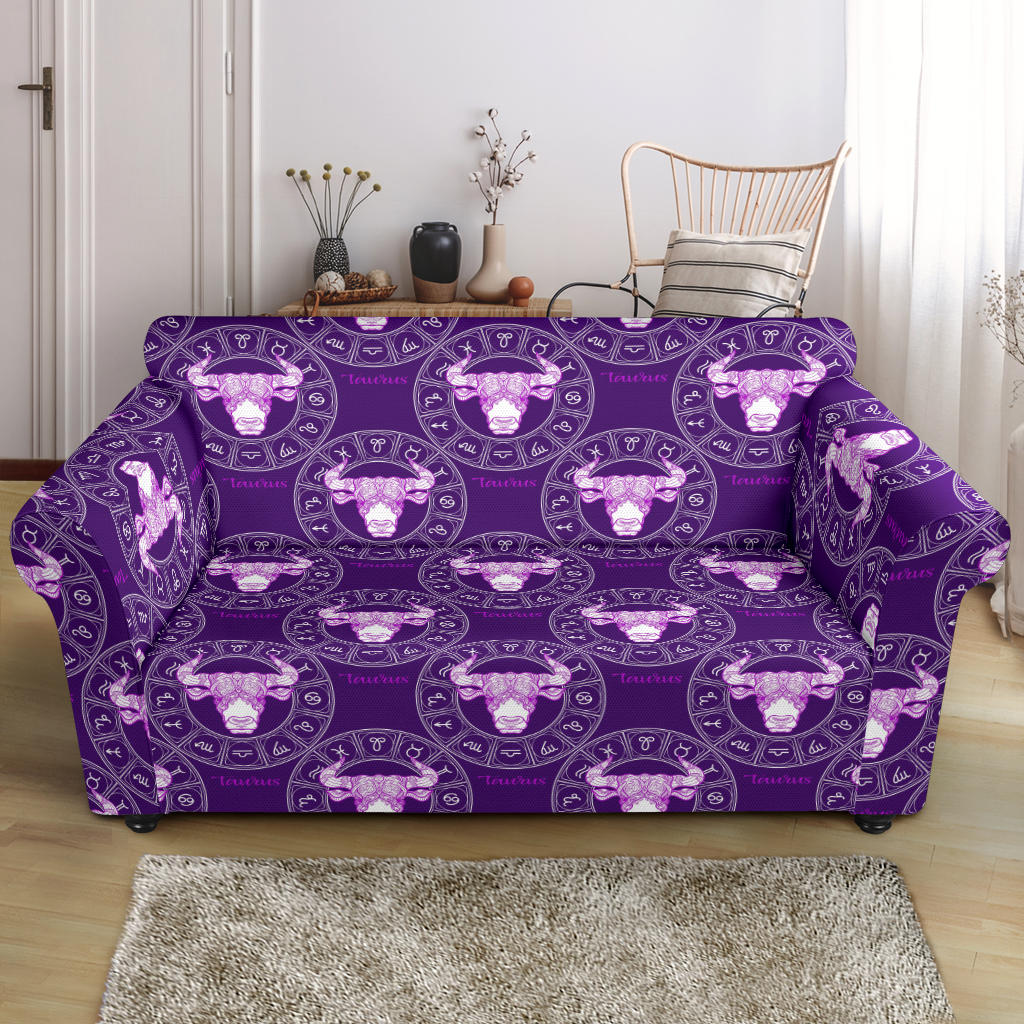 Taurus Print Design LKS303 Loveseat Couch Slipcover