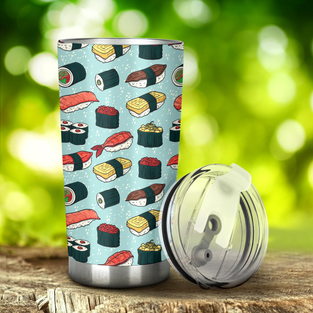 Sushi Pattern Design Tumbler