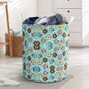 Emoji Donut Print Pattern Laundry Basket