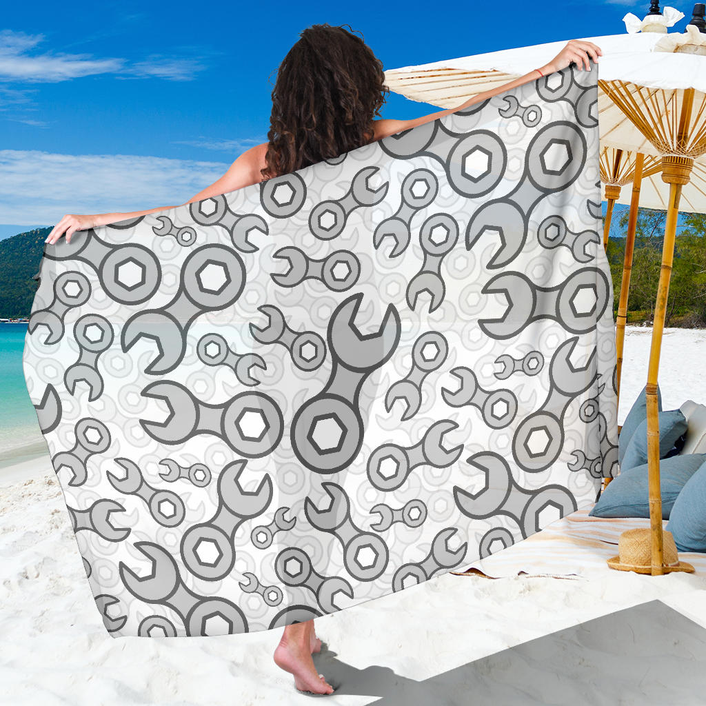 Mechanic Pattern Print Design 05 Sarong Pareo Wrap