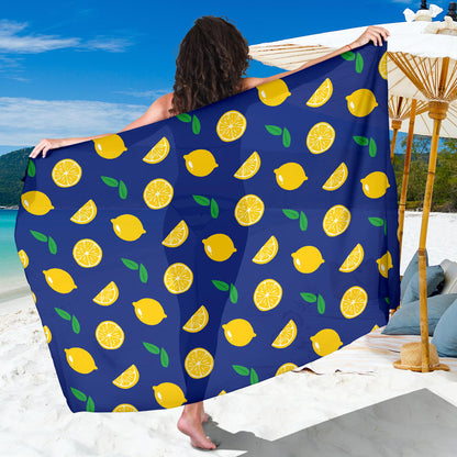 Citrus Pattern Print Design 02 Sarong Pareo Wrap