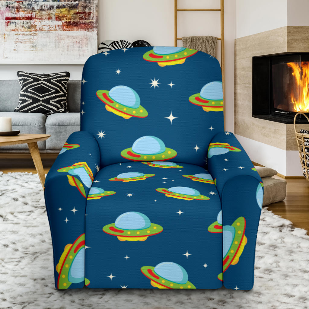 UFO Print Design LKS305 Recliner Slipcover with Pocket