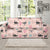 Ostrich Pattern Print Design 03 Sofa Slipcover