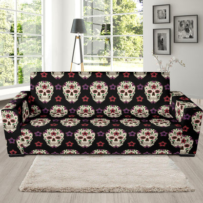 Sugar Skull Print Design LKS304 Sofa Slipcover