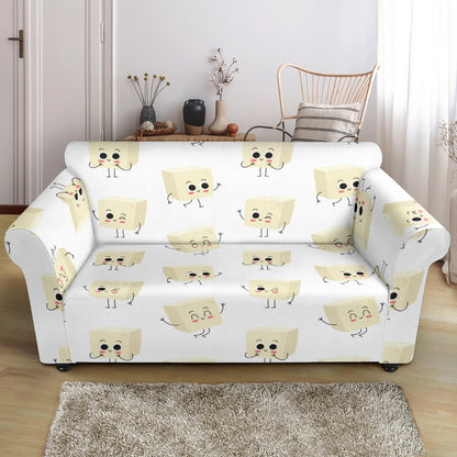 Tofu Print Design LKS301 Loveseat Couch Slipcover
