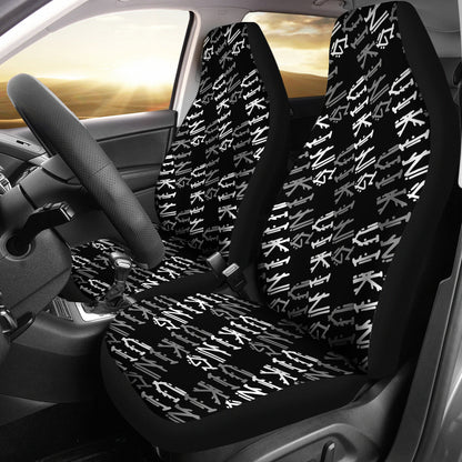 Vikings Print Design LKS306 Car Seat Covers