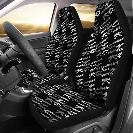 Vikings Print Design LKS306 Car Seat Covers