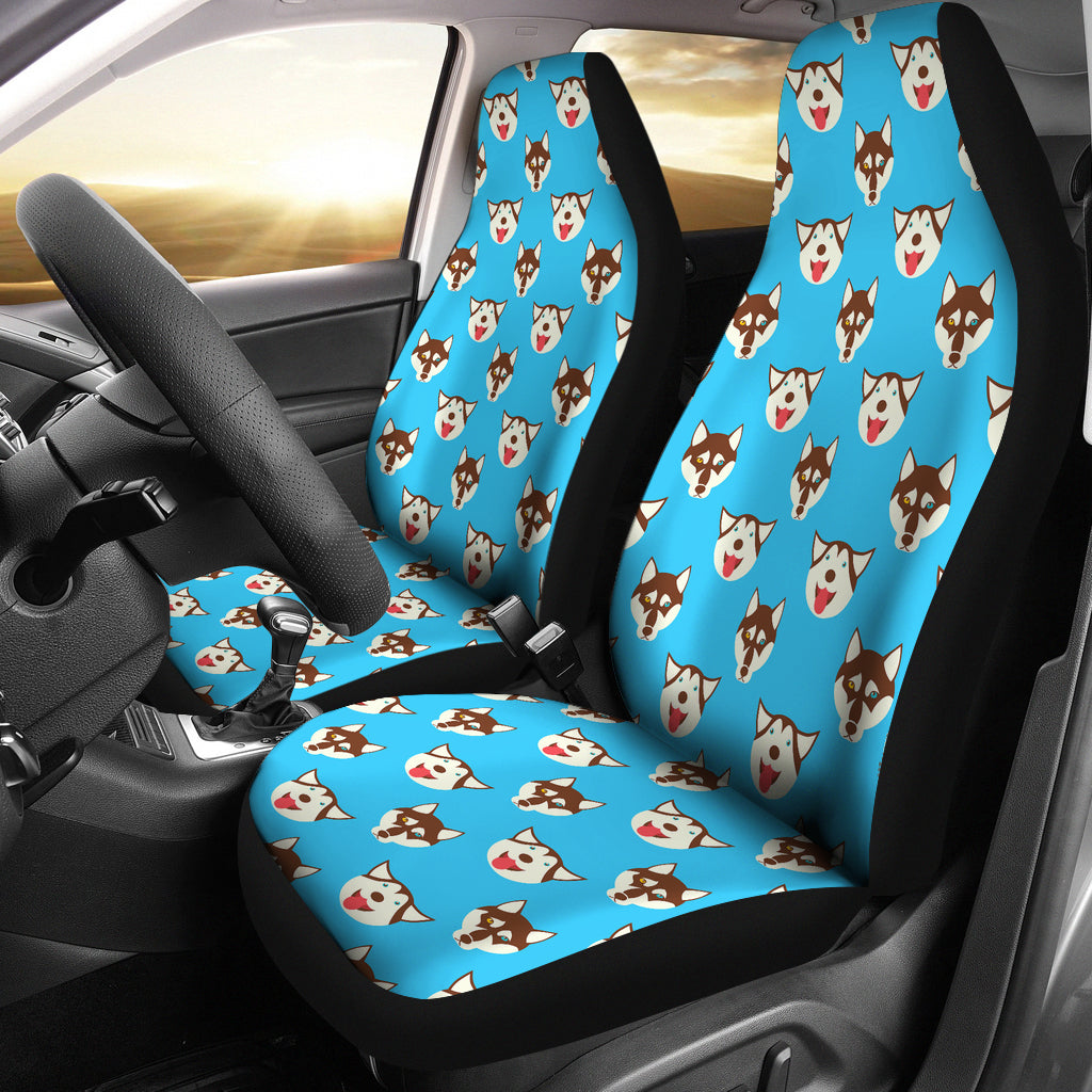 Siberian Huskies Print Design LKS306 Car Seat Covers