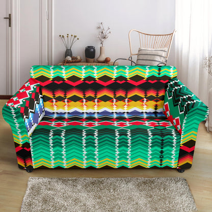 Serape Print Design LKS307 Loveseat Couch Slipcover