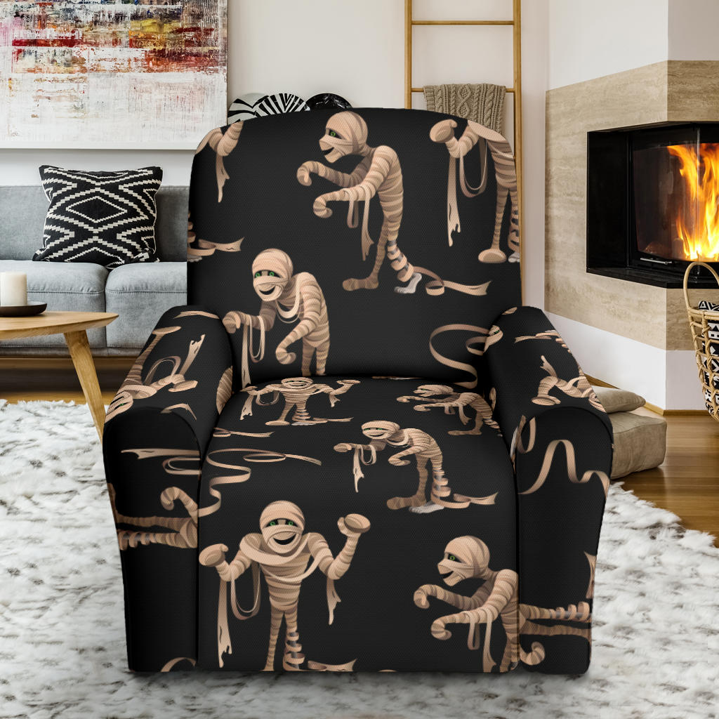 Mummy Print Design LKS302 Recliner Slipcover with Pocket
