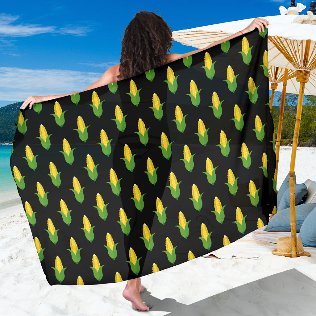 Corn Pattern Print Design 05 Sarong Pareo Wrap