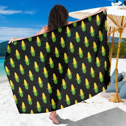 Corn Pattern Print Design 05 Sarong Pareo Wrap