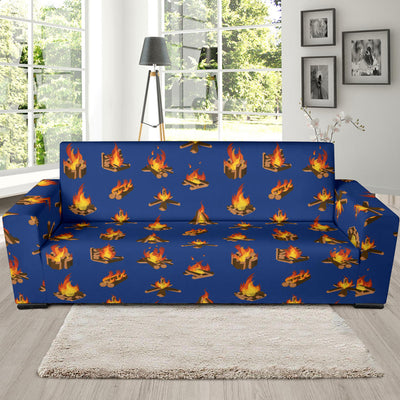 Campfire Pattern Print Design 03 Sofa Slipcover