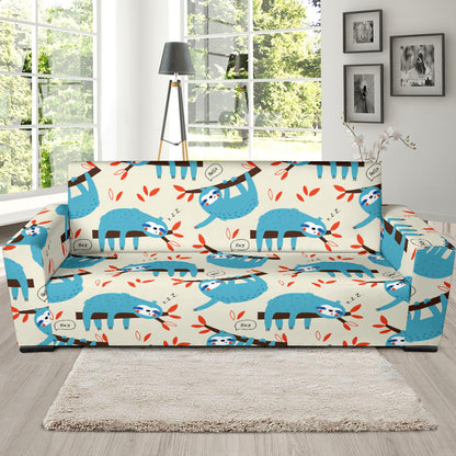 Sloth Print Design LKS3011 Sofa Slipcover
