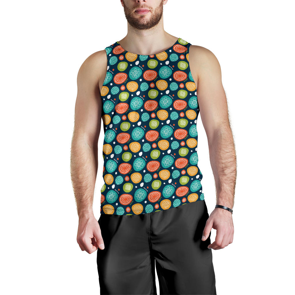 Swedish Themed Design Men Tank Top