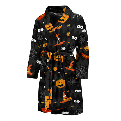 Halloween Print Design LKS405 Men Bathrobe