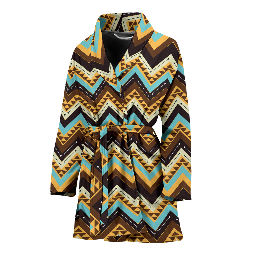 Southwest Pattern Print Design LKS301 Women Bathrobe