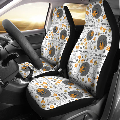 Tibetan Mastiffs Print Design LKS302 Car Seat Covers