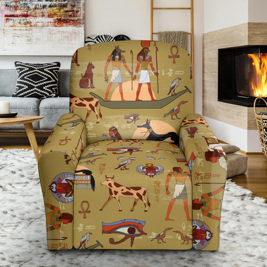 Ancient Greek Classic Pattern Design LKS305 Recliner Slipcover with Pocket