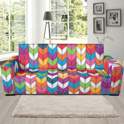 Knit Pattern Print Design 01 Sofa Slipcover