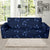 Aquarius Zodiac Pattern Print Design 02 Sofa Slipcover