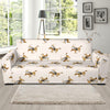 Cowboy Pattern Print Design 01 Sofa Slipcover