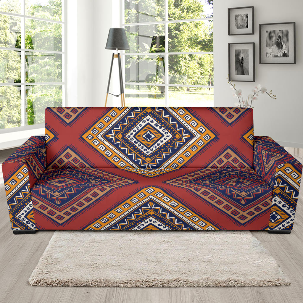 Native Pattern Print Design A06 Sofa Slipcover