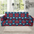 Poinsettia Pattern Print Design A02 Sofa Slipcover