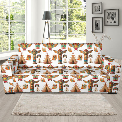 Totem Native Print Design LKS303 Sofa Slipcover