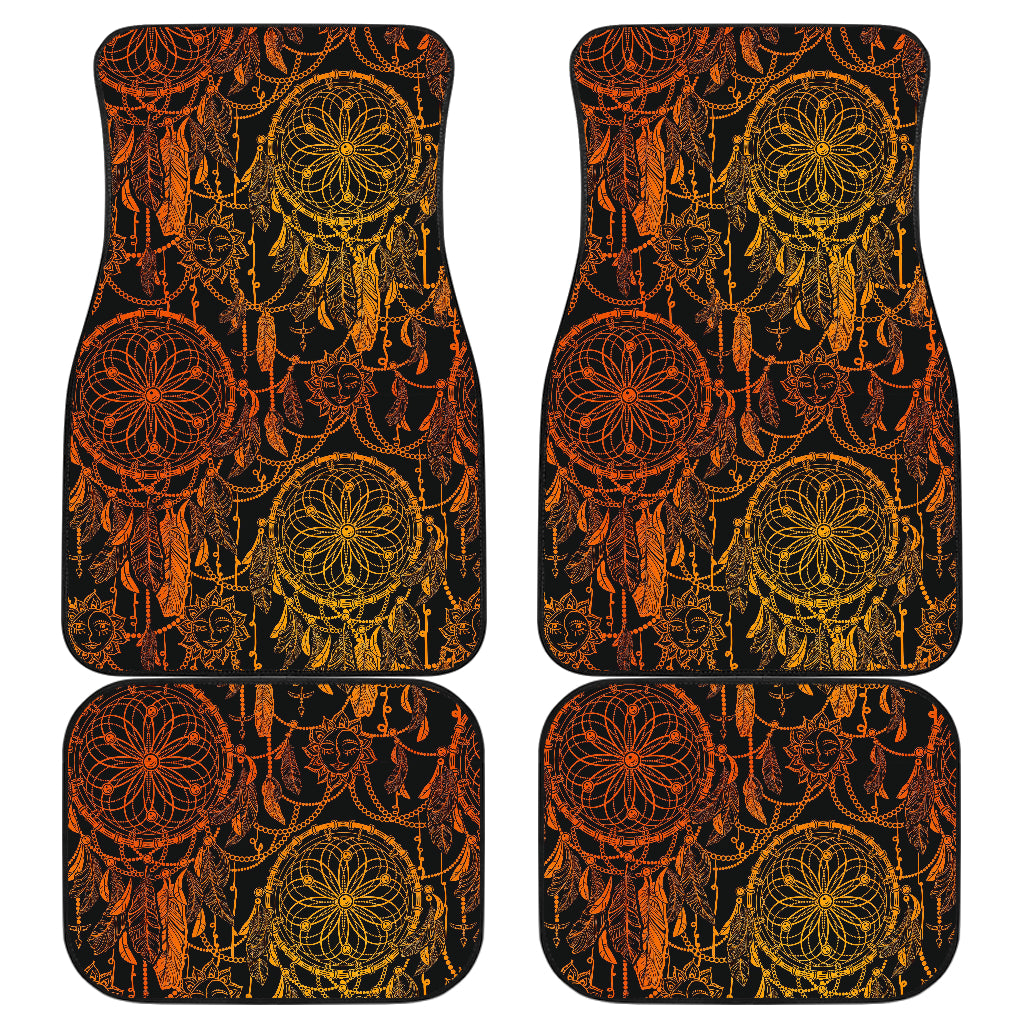Dream catcher Sun and Moon Car Floor Mats Front Back