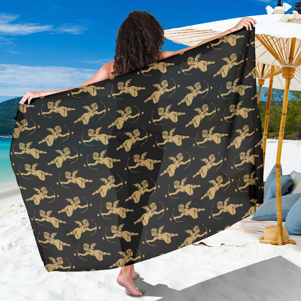 Cupid Pattern Print Design 02 Sarong Pareo Wrap