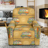 Hippie Van Print Design LKS304 Recliner Slipcover