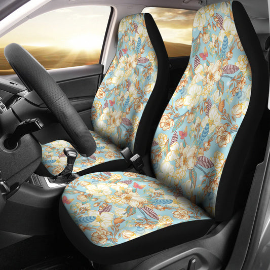 Summer Floral Print Design LKS302 Car Seat Covers