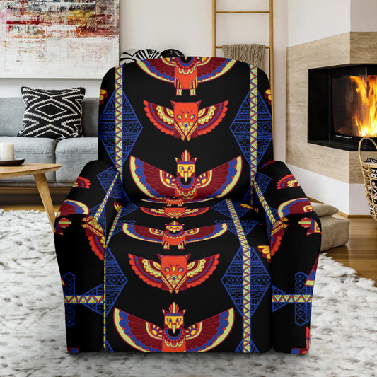 Totem Print Design LKS301 Recliner Slipcover with Pocket
