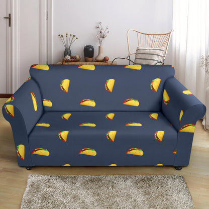 Taco Print Design LKS305 Loveseat Couch Slipcover
